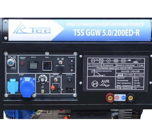 варочный генератор TSS GGW 5.0/200ED-R 5 кВт — работает 7 часов