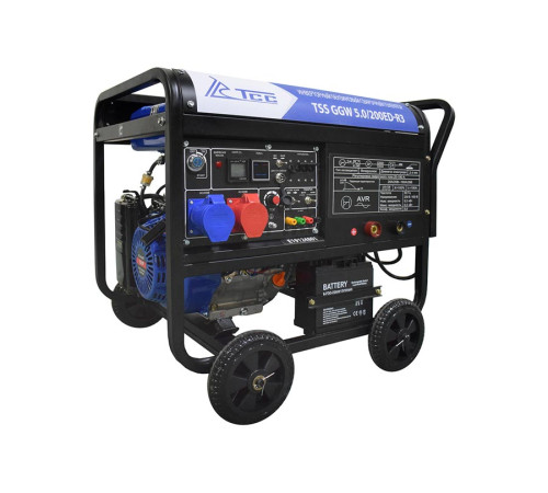 TSS GGW 5.0/200ED-R3: сварка до 4 мм + питание 5 кВт от бензина