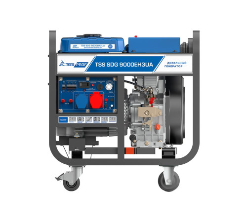 TSS SDG 9000EH3UA: дизельный генератор 8 кВт, работает 11 часов
