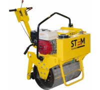 Каток вибрационный одновальцовый STEM Techno SVR 301H (с двигателем Honda GX 160, массой 283 кг)